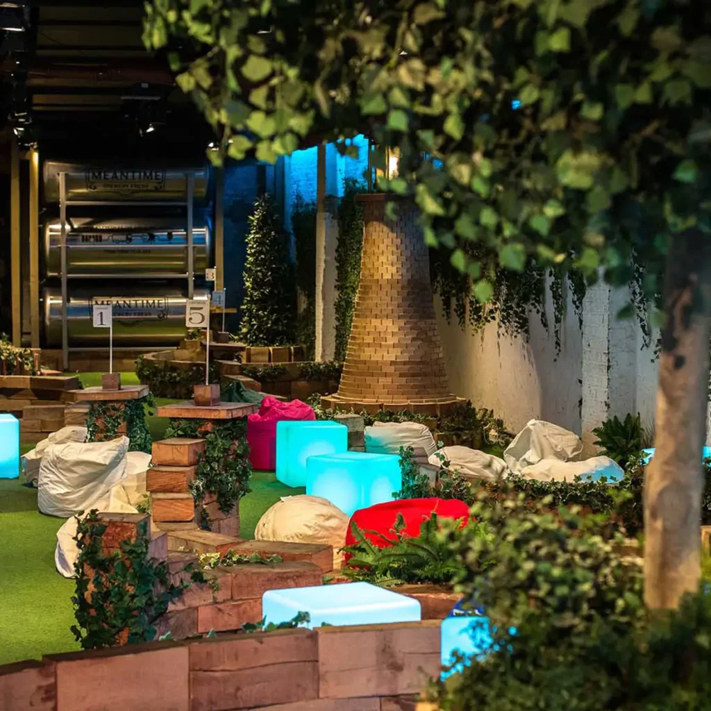 Cube seating and low level seating