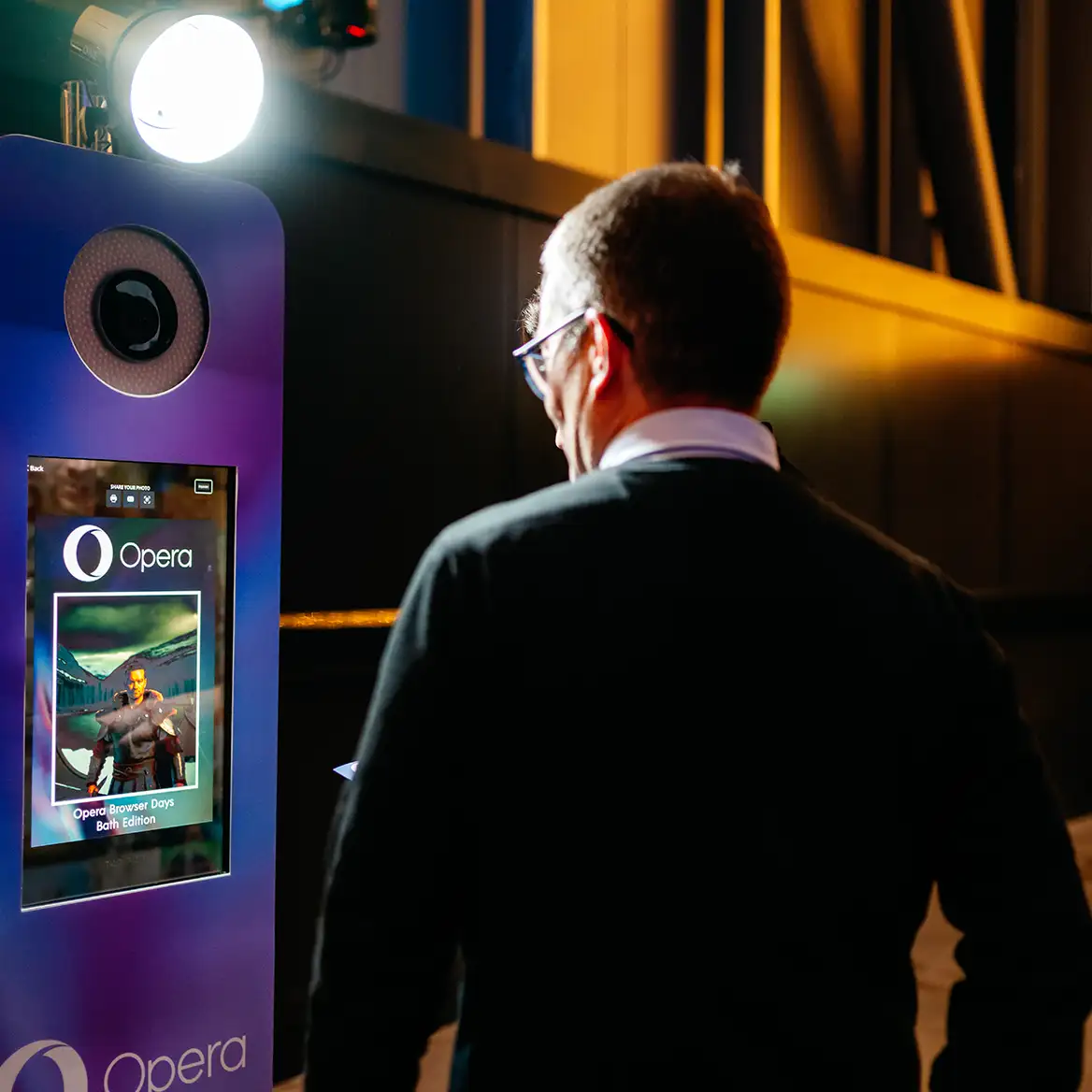 interactive photo booth