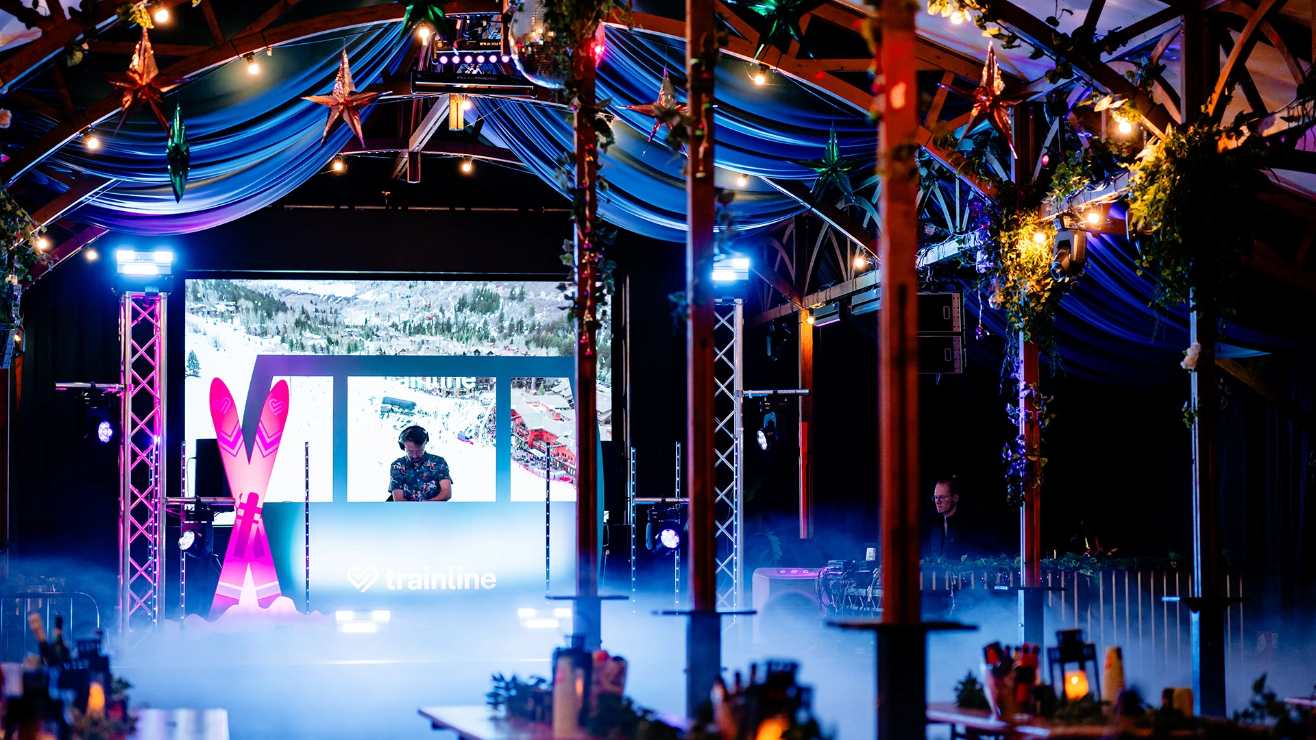 Christmas themed corporate party London