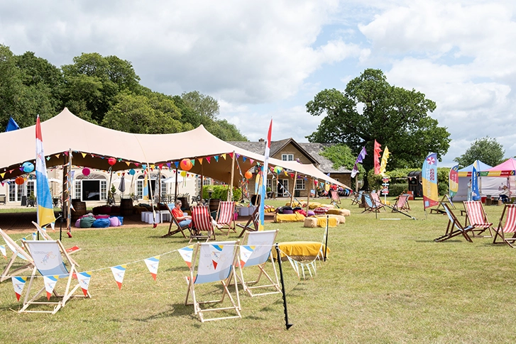 Corporate brand festival event