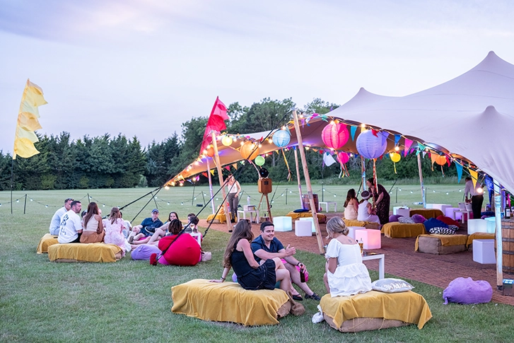 Team connection at a brand festival