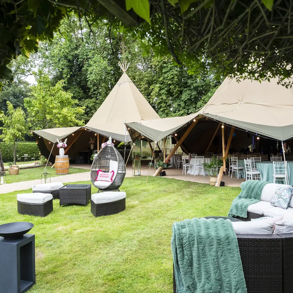 Luxury 60th Birthday Marquee tipi tents
