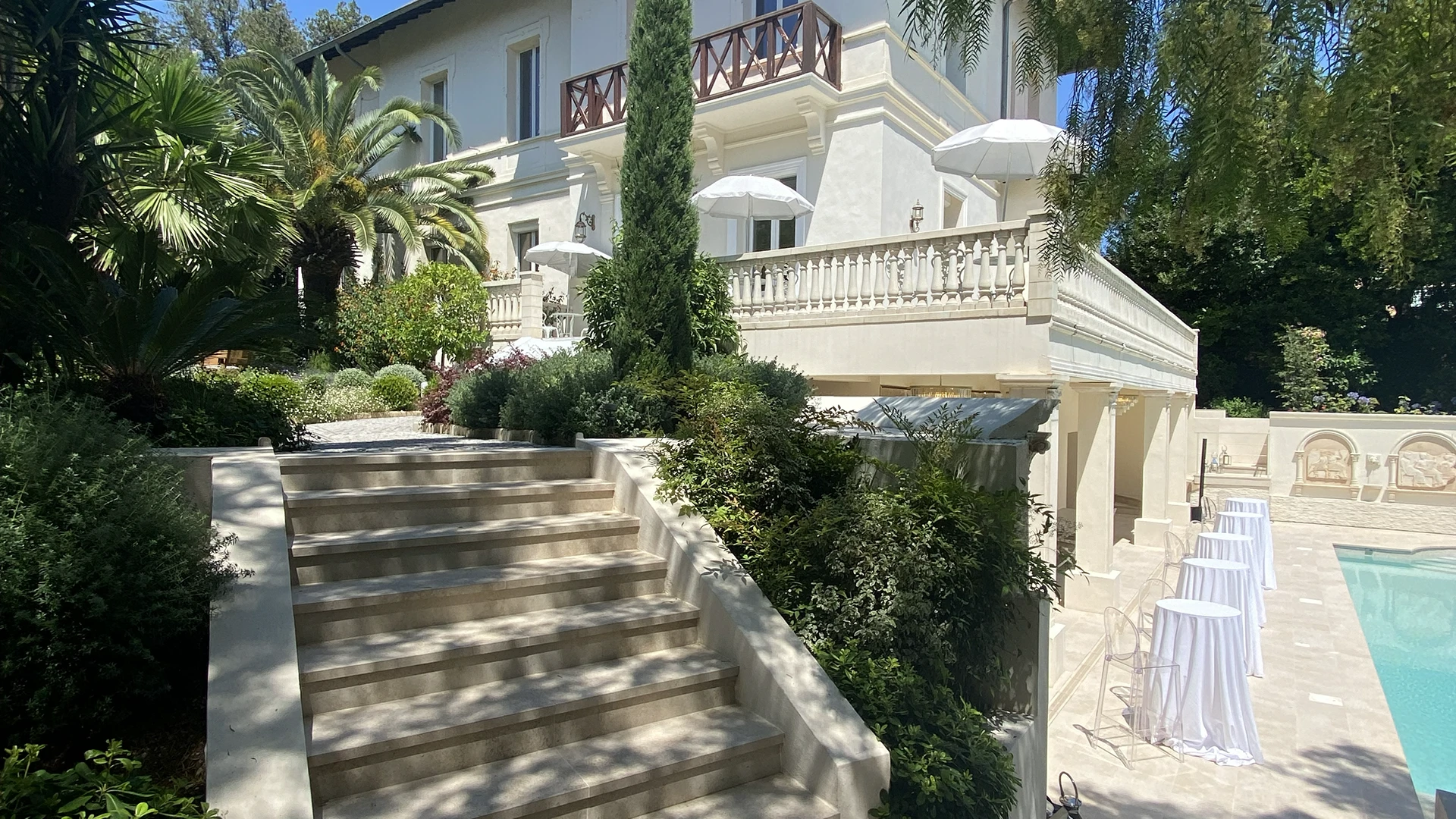 Villa used for brand activation event