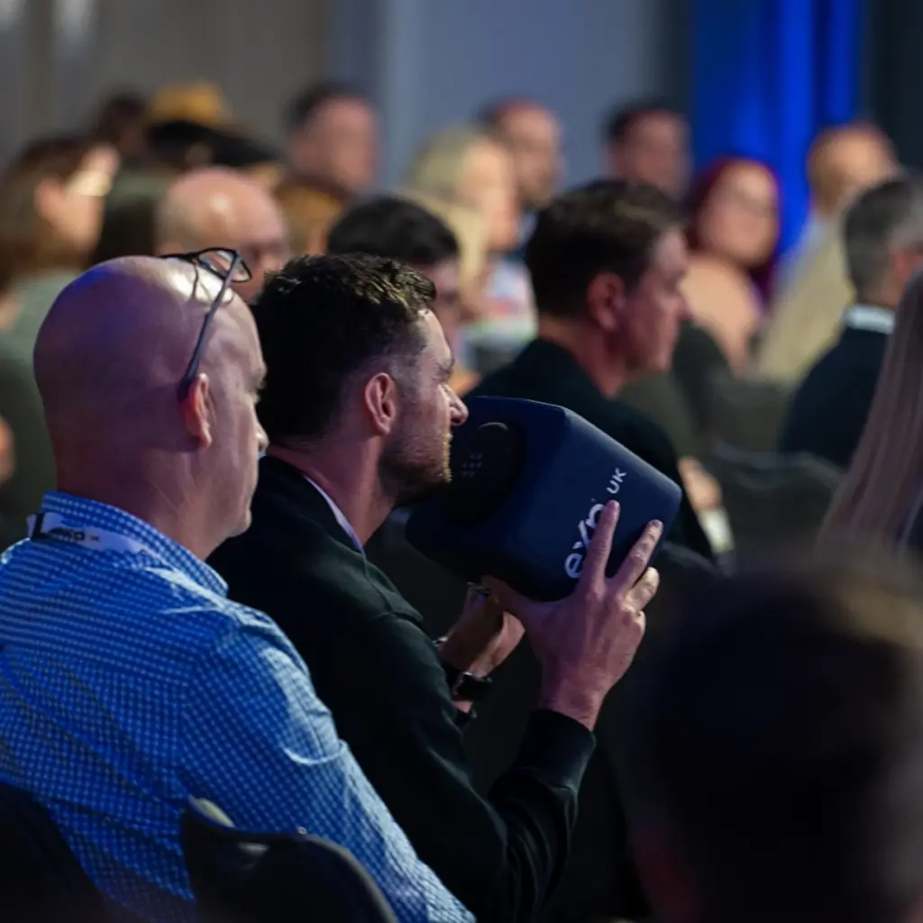 Engaged audeience at conference