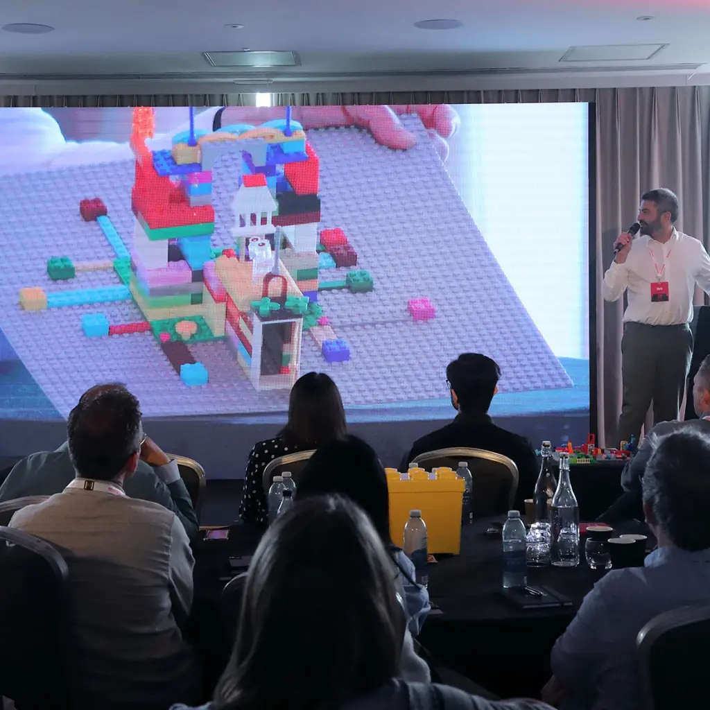 Stage at leadership team offsite for global brand