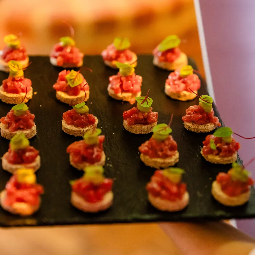 Luxury canaopes for 30th birthday in London