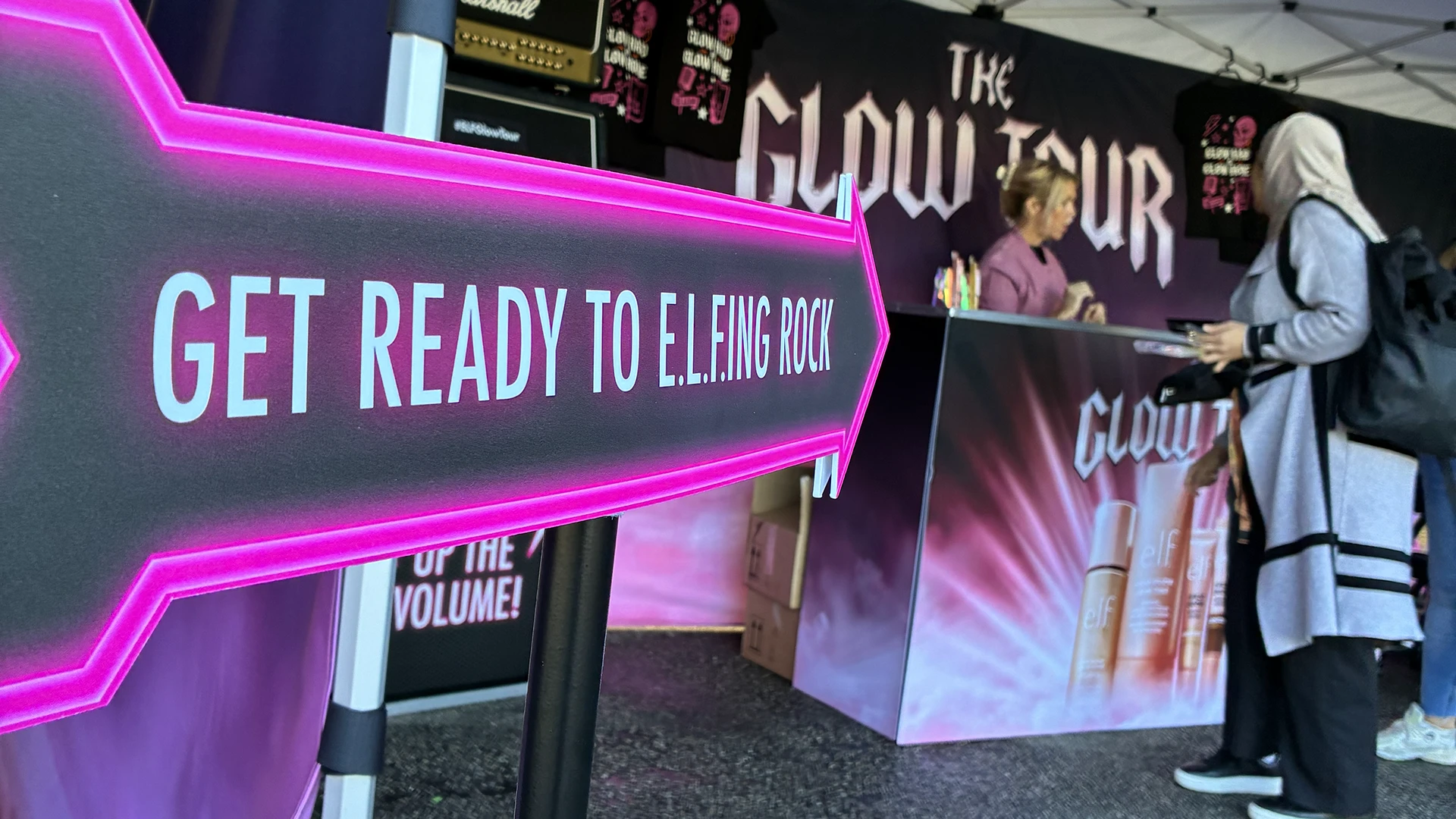 Beauty brand activation roadshow