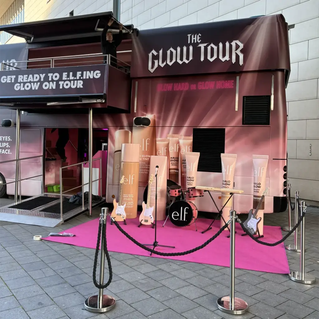 Rockstar brand activation concept for E.L.F.